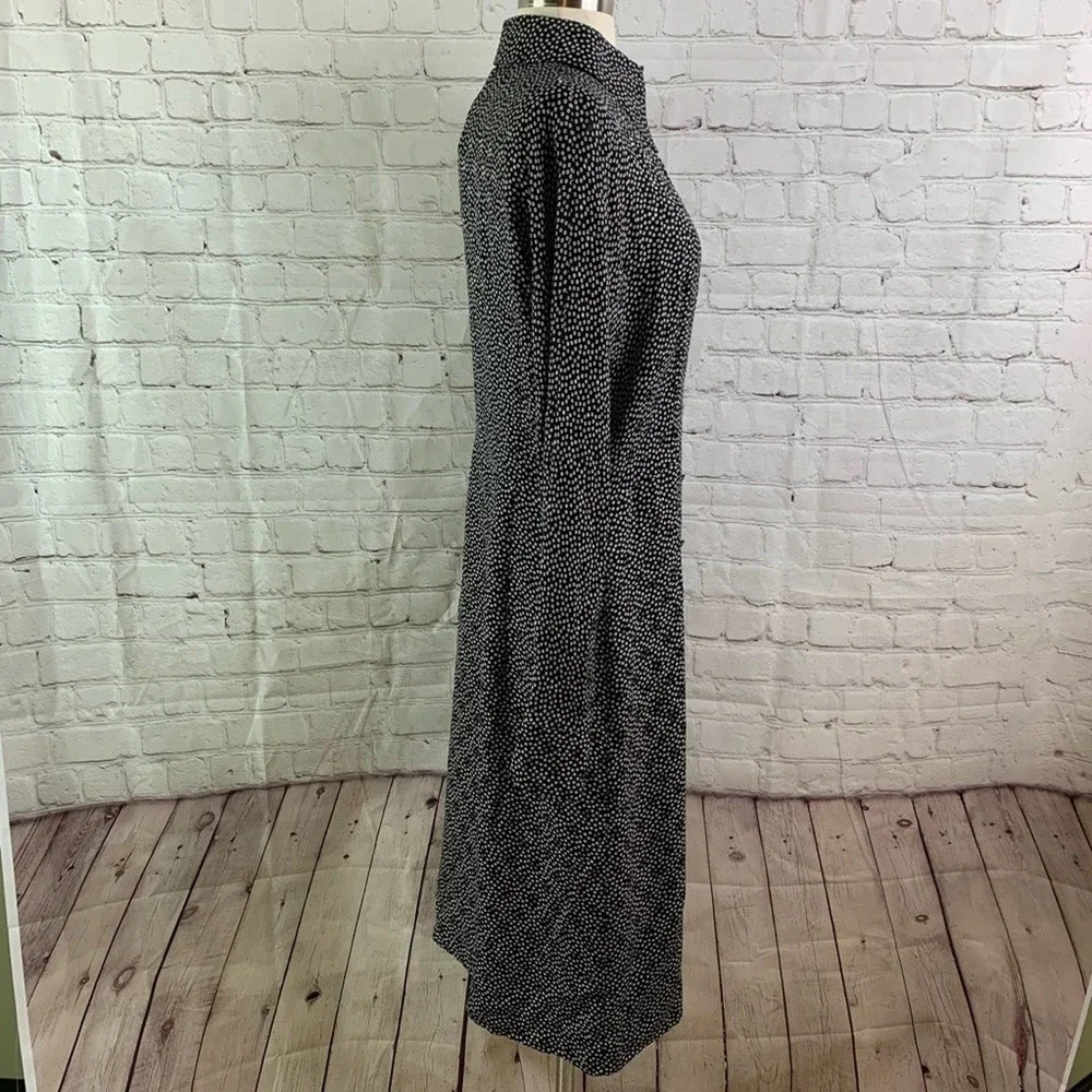 LONG Escada Silk Shirt Dress Size 8 - Picture 2 of 11